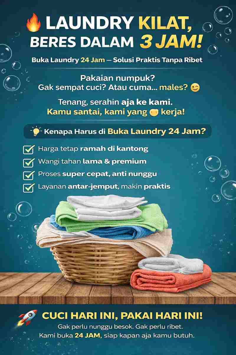 Laundry Xpress 6 Jam